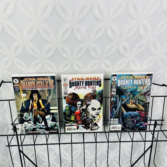 Star Wars Bounty Hunters Aurra Sing & Kenix Kil Lot & Shadow Stalker One Shots - Picture 1 of 4